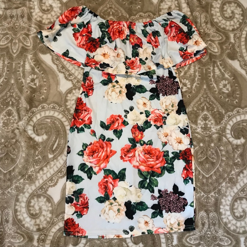 Off the shoulder dress